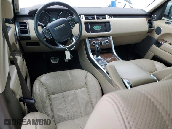 2016 Land Rover Range Rover Sport HSE with VIN SALWR2KF4GA634289, listed as a Copart auction lot 56366575 with 82,608 mi miles and Clean Title. Bid and sale history available at DreamBid. Image 8.