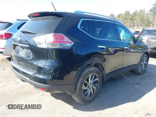 2015 Nissan Rogue SL with VIN 5N1AT2MV5FC851582, listed as a IAAI auction lot 41752765 with 180,654 mi miles. Bid and sale history available at carsss.com. Image 4.