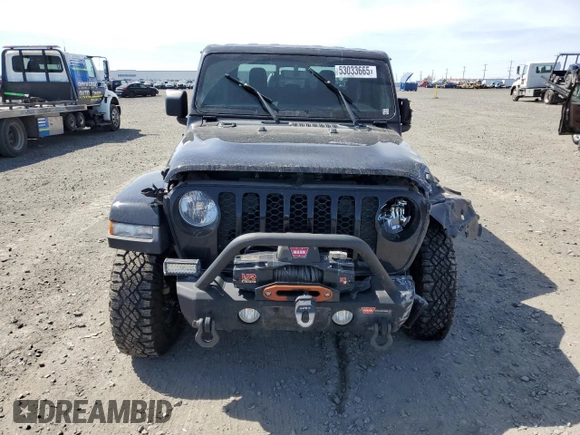 2021 Jeep Gladiator Freedom с VIN 1C6HJTAG5ML575719, выставлен на аукционе Copart как лот 53033665 с пробегом 34 320 миль миль и Списание • Salvage title. История ставок и продаж доступна на DreamBid. Изображение 5.