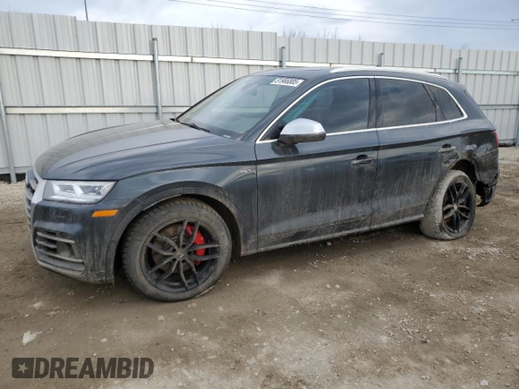 2018 Audi SQ5 Prestige with VIN WA1C4AFY6J2227150, listed as a Copart auction lot 51966885 with Not Provided miles and Salvage Title. Bid and sale history available at carsss.com. Image 1.