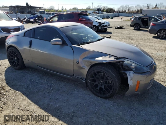 2008 Nissan 350Z Nismo z VIN JN1BZ34E08M751452, wystawiony jako Copart lot #46693105 z przebiegiem 119 483 mil mil oraz Szkoda całkowita • Salvage title. Historia ofert i sprzedaży dostępna na DreamBid. Obrazek 4.