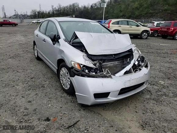 2010 Honda Civic Sdn DX-VP with VIN 2HGFA1F37AH503960, listed as a Copart auction lot 51849265 with 84,023 mi miles and Salvage Title. Bid and sale history available at carsss.com. Image 11.