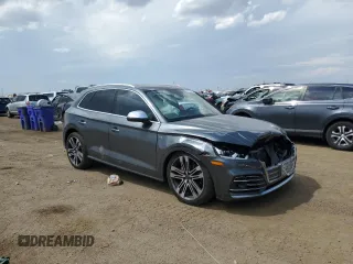 2018 Audi SQ5 Prestige with VIN WA1C4AFY8J2183653, listed as a Copart auction lot 65674224 with 23,128 mi miles and Salvage Title. Bid and sale history available at DreamBid. Image 4.