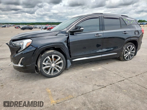 2020 GMC Terrain Denali z VIN 3GKALXEX8LL154350, wystawiony jako Copart lot #60859605 z przebiegiem 72 776 mil mil oraz Szkoda całkowita • Salvage title. Historia ofert i sprzedaży dostępna na DreamBid. Obrazek 1.