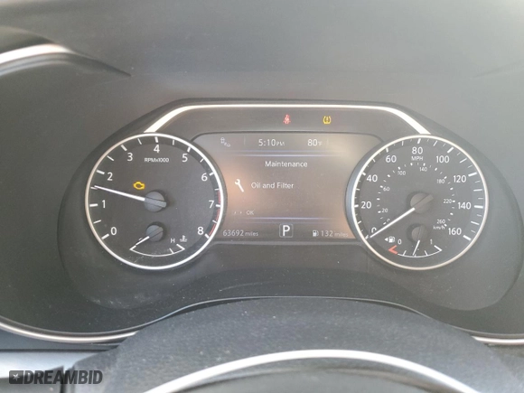 2018 Nissan Maxima S with VIN 1N4AA6AP3JC379968, listed as a Copart auction lot 50750015 with 63,692 mi miles and Salvage Title. Bid and sale history available at carsss.com. Image 9.