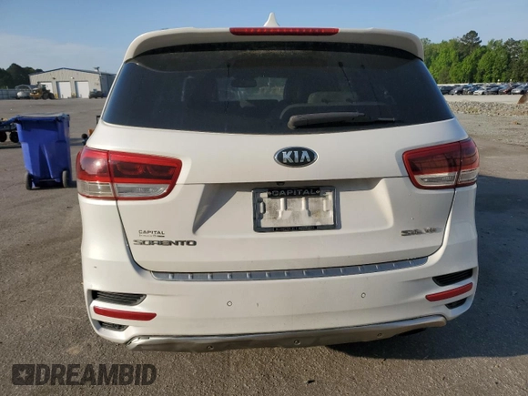 2016 Kia Sorento SX with VIN 5XYPKDA5XGG161292, listed as a Copart auction lot 53752865 with 218,125 mi miles and Clean Title. Bid and sale history available at carsss.com. Image 6.