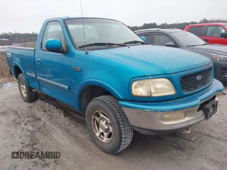 1997 Ford F-150 with VIN 1FTDF1861VNA76092, listed as a IAAI auction lot 41602275 with 191,089 mi miles and . Bid and sale history available at DreamBid. Image 1.
