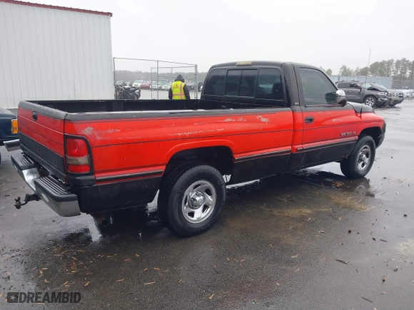 1996 Dodge Ram 1500 with VIN 1B7HC16Z3TS553496, listed as a IAAI auction lot 41556225 with 274,721 mi miles. Bid and sale history available at carsss.com. Image 4.