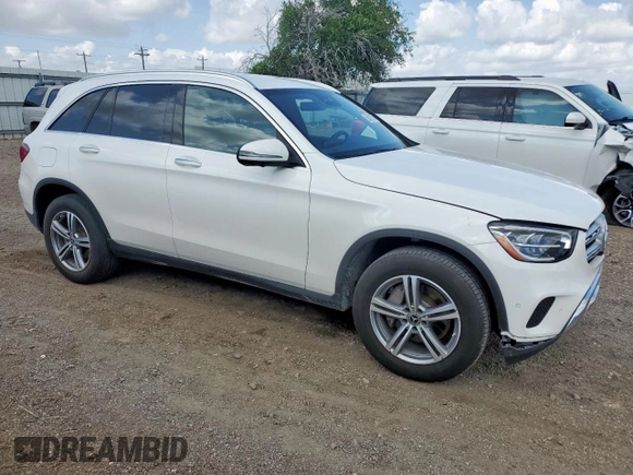 2022 Mercedes-Benz GLC 300 with VIN W1N0G8DB0NG093759, listed as a Copart auction lot 59327285 with 52,095 mi miles and Salvage title. Bid and sale history available at DreamBid. Image 4.