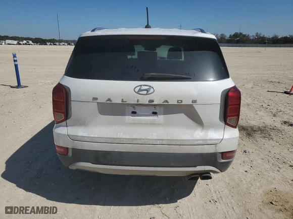 2020 Hyundai Palisade SEL with VIN KM8R24HE5LU036140, listed as a Copart auction lot 46286995 with 81,632 mi miles and Salvage Title. Bid and sale history available at carsss.com. Image 6.