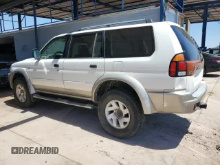2002 Mitsubishi Montero XLS z VIN JA4MT31R42J048762, wystawiony jako Copart lot #54794835 z przebiegiem 124 978 mil mil oraz Czysty tytuł • Clean title. Historia ofert i sprzedaży dostępna na DreamBid. Obrazek 2.