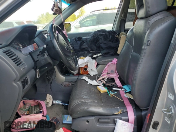 2005 Honda Pilot EX-L with VIN 2HKYF18565H549185, listed as a Copart auction lot 54356375 with 0 mi miles and Salvage Title. Bid and sale history available at carsss.com. Image 7.