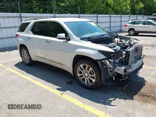 2018 Chevrolet Traverse Premier with VIN 1GNEVJKW3JJ116293, listed as a IAAI auction lot 42645460 with 68,807 mi miles and . Bid and sale history available at DreamBid. Image 1.