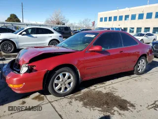 1998 Acura CL Premium z VIN 19UYA2253WL001513, wystawiony jako Copart lot #86998034 z przebiegiem 123 918 mil mil oraz Szkody całkowita. Historia ofert i sprzedaży dostępna na DreamBid. Obrazek 1.