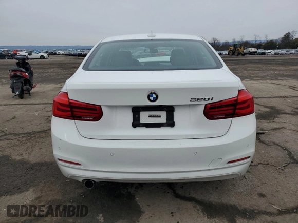2017 BMW 3 Series 320i with VIN WBA8E1G57HNU14769, listed as a Copart auction lot 44388455 with 104,450 mi miles and Salvage Title. Bid and sale history available at carsss.com. Image 6.