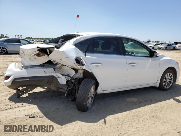 2019 Nissan Sentra S with VIN 3N1AB7APXKY381841, listed as a Copart auction lot 54941965 with 229,992 mi miles and Salvage title. Bid and sale history available at DreamBid. Image 3.