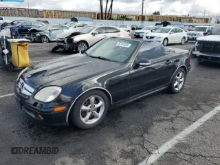 2003 Mercedes-Benz SLK 320 with VIN WDBKK65F03F271787, listed as a Copart auction lot 45334355 with 85,581 mi miles and Clean title. Bid and sale history available at DreamBid. Image 1.