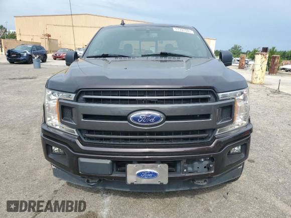 2019 Ford F-150 XL with VIN 1FTEW1E40KFC77222, listed as a Copart auction lot 57392505 with 87,430 mi miles and Salvage title. Bid and sale history available at DreamBid. Image 5.