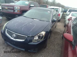 2007 Nissan Maxima 3.5 SE with VIN 1N4BA41EX7C836193, listed as a IAAI auction lot 36104305 with 1 mi miles. Bid and sale history available at carsss.com. Image 2.