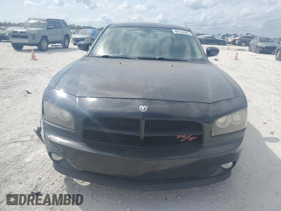 2009 Dodge Charger R/T with VIN 2B3LA53T19H601358, listed as a Copart auction lot 46134905 with 177,555 mi miles and Salvage Title. Bid and sale history available at carsss.com. Image 5.