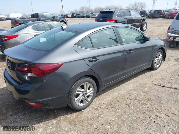 2020 Hyundai Elantra Value Edition with VIN 5NPD84LF6LH616584, listed as a IAAI auction lot 41926099 with 86,887 mi miles. Bid and sale history available at carsss.com. Image 4.