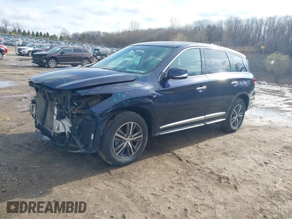 2018 Infiniti QX60 with VIN 5N1DL0MM1JC529085, listed as a IAAI auction lot 41942708 with 151,829 mi miles and . Bid and sale history available at DreamBid. Image 18.