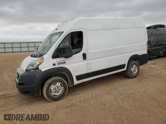 2019 Ram ProMaster Cargo with VIN 3C6TRVCG3KE509798, listed as a Copart auction lot 75302784 with 254,796 mi miles and Salvage Title. Bid and sale history available at DreamBid. Image 1.