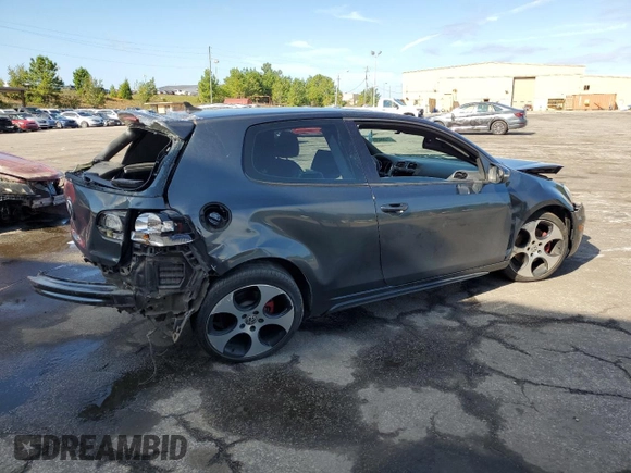 2012 Volkswagen GTI w/Conv & Sunroof с VIN WVWEV7AJ5CW145480, выставлен на аукционе Copart как лот 71466434 с пробегом Не указан миль и Списание • Salvage title. История ставок и продаж доступна на DreamBid. Изображение 3.