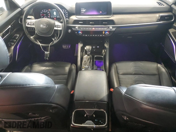 2021 Kia Telluride SX with VIN 5XYP5DHC7MG152914, listed as a Copart auction lot 54172835 with 109,105 mi miles and Salvage title. Bid and sale history available at DreamBid. Image 8.