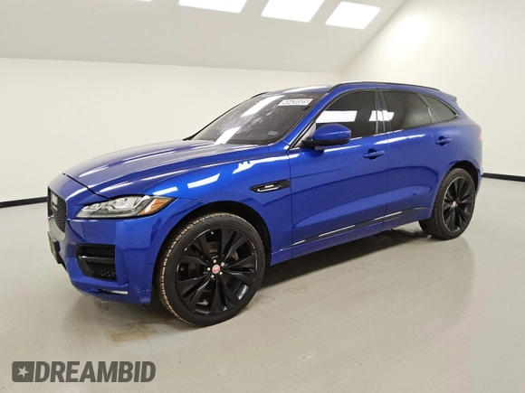2018 Jaguar F-Pace 30t R-Sport z VIN SADCL2GX6JA294734, wystawiony jako Copart lot #45426585 z przebiegiem 185 196 mil mil oraz Czysty tytuł • Clean title. Historia ofert i sprzedaży dostępna na DreamBid. Obrazek 1.