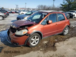 2007 Suzuki SX4 with VIN JS2YB413875111377, listed as a Copart auction lot 87966895 with 144,719 mi miles and Salvage Title. Bid and sale history available at carsss.com. Image 1.
