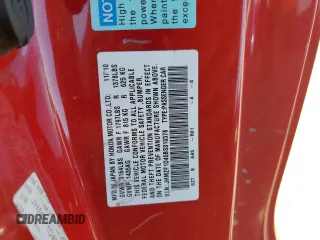 2011 Honda CR-Z with VIN JHMZF1D40BS010378, listed as a Copart auction lot 57410725 with 169,896 mi miles and Salvage title. Bid and sale history available at DreamBid. Image 12.