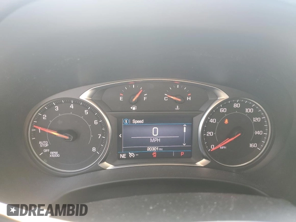 2023 GMC Terrain SLE with VIN 3GKALMEG1PL104278, listed as a Copart auction lot 52101685 with 20,301 mi miles and Salvage Title. Bid and sale history available at DreamBid. Image 9.