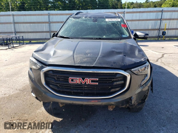 2019 GMC Terrain SLE with VIN 3GKALMEVXKL117425, listed as a Copart auction lot 57951545 with 72,957 mi miles and Salvage title. Bid and sale history available at DreamBid. Image 5.