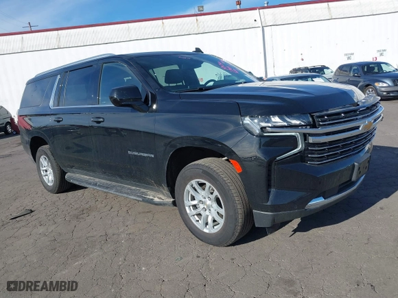 2024 Chevrolet Suburban LT with VIN 1GNSKCKD8RR270713, listed as a IAAI auction lot 41729257 with 18,096 mi miles. Bid and sale history available at carsss.com. Image 1.