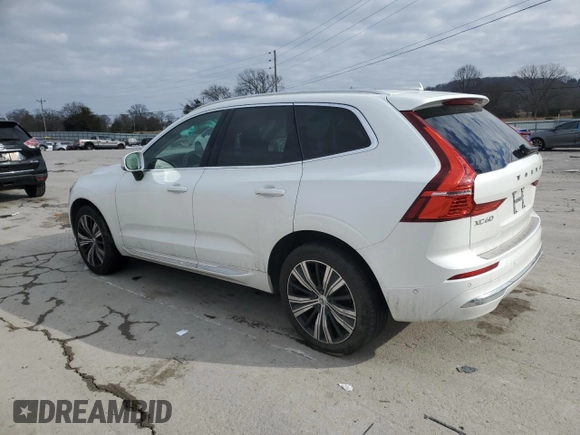 2023 Volvo XC60 Plus Bright Theme with VIN YV4L12RN9P1321783, listed as a Copart auction lot 88428545 with 16,395 mi miles and Salvage Title. Bid and sale history available at carsss.com. Image 2.
