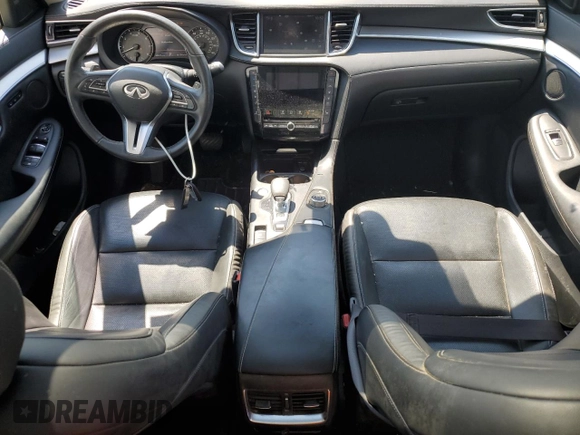 2021 Infiniti QX50 SENSORY with VIN 3PCAJ5CB9MF105686, listed as a Copart auction lot 60119404 with 48,628 mi miles and Salvage Title. Bid and sale history available at carsss.com. Image 8.