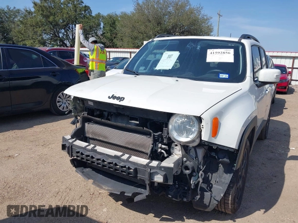 2020 Jeep Renegade Altitude with VIN ZACNJABB5LPL02130, listed as a IAAI auction lot 41592856 with 95,906 mi miles and . Bid and sale history available at DreamBid. Image 13.