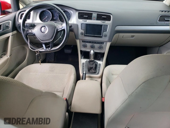 2017 Volkswagen Golf SportWagen S with VIN 3VWC17AU6HM506264, listed as a Copart auction lot 68560744 with Not Provided miles and Clean Title. Bid and sale history available at carsss.com. Image 8.