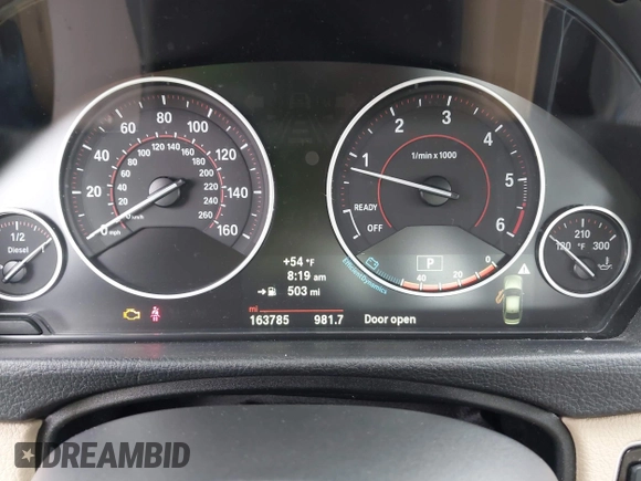 2014 BMW 3 Series 328d xDrive with VIN WBA3D5C50EKX96327, listed as a IAAI auction lot 42050971 with 163,785 mi miles. Bid and sale history available at carsss.com. Image 15.