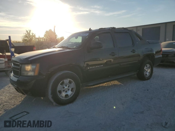2007 Chevrolet Avalanche LT w/3LT with VIN 3GNEC12097G206978, listed as a Copart auction lot 77497754 with 162,454 mi miles and Clean Title. Bid and sale history available at carsss.com. Image 1.