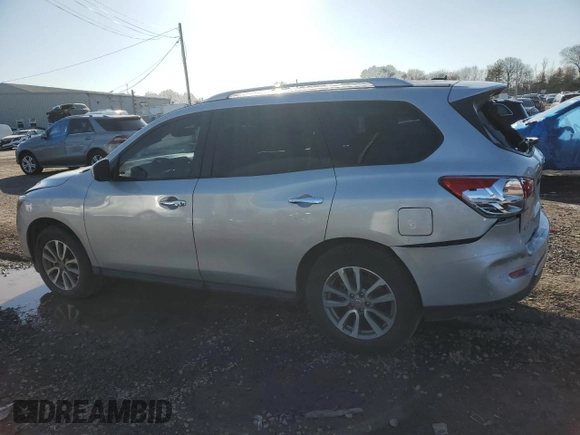 2016 Nissan Pathfinder Platinum with VIN 5N1AR2MM7GC634557, listed as a Copart auction lot 51820785 with 166,205 mi miles and Salvage Title. Bid and sale history available at carsss.com. Image 2.