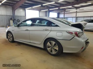 2015 Hyundai Sonata Hybrid Limited with VIN KMHEC4A47FA127087, listed as a Copart auction lot 49384025 with 143,905 mi miles and Salvage Title. Bid and sale history available at carsss.com. Image 2.