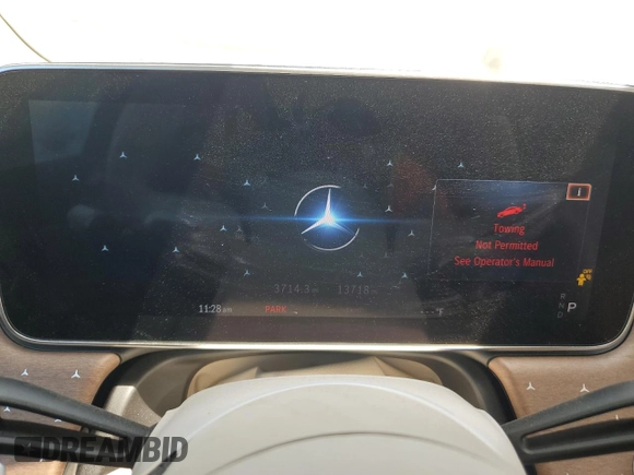 2023 Mercedes-Benz EQS with VIN 4JGDM2DB2PA009196, listed as a Copart auction lot 63701564 with 13,718 mi miles and Salvage Title. Bid and sale history available at carsss.com. Image 9.