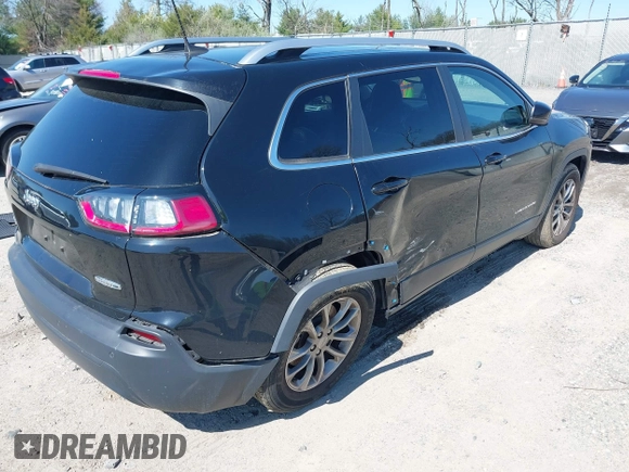 2020 Jeep Cherokee Latitude Plus z VIN 1C4PJMLB6LD584675, wystawiony jako IAAI lot #41943512 z przebiegiem 29 370 mil mil oraz . Historia ofert i sprzedaży dostępna na DreamBid. Obrazek 4.