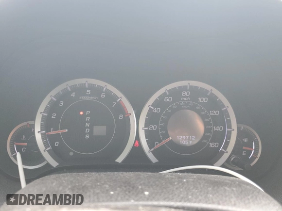 2013 Acura TSX Technology with VIN JH4CU2F60DC014153, listed as a Copart auction lot 62101505 with 129,712 mi miles and Salvage title. Bid and sale history available at DreamBid. Image 9.