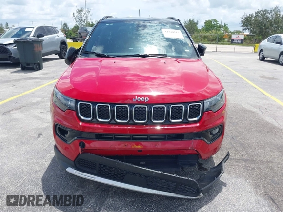 2024 Jeep Compass Limited z VIN 3C4NJDCN1RT596592, wystawiony jako IAAI lot #42740215 z przebiegiem 45 153 mil mil oraz . Historia ofert i sprzedaży dostępna na DreamBid. Obrazek 12.