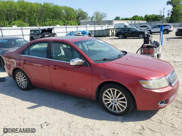 2008 Lincoln MKZ with VIN 3LNHM26T18R637443, listed as a Copart auction lot 53539215 with 188,684 mi miles and Salvage Title. Bid and sale history available at carsss.com. Image 4.