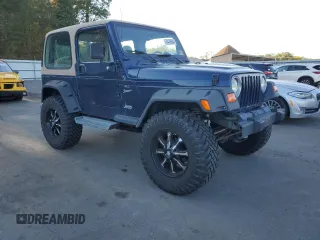 2001 Jeep Wrangler Sport with VIN 1J4FA49S21P346900, listed as a Copart auction lot 75439604 with 128,824 mi miles and Clean Title. Bid and sale history available at carsss.com. Image 4.