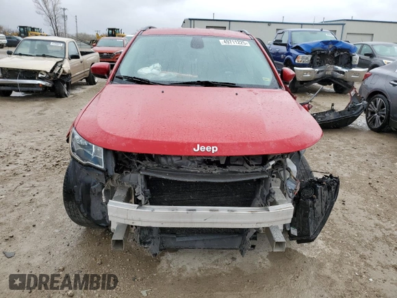 2018 Jeep Compass Latitude with VIN 3C4NJCBB8JT240940, listed as a Copart auction lot 49711225 with 133,449 mi miles and Salvage Title. Bid and sale history available at carsss.com. Image 5.